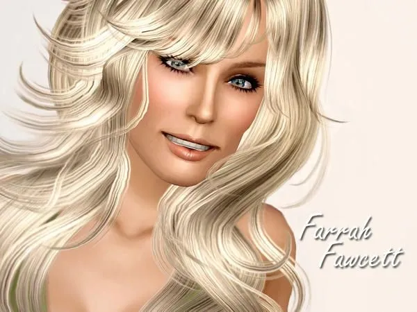Farrah Fawcett - The Sims 3 Custom Content
