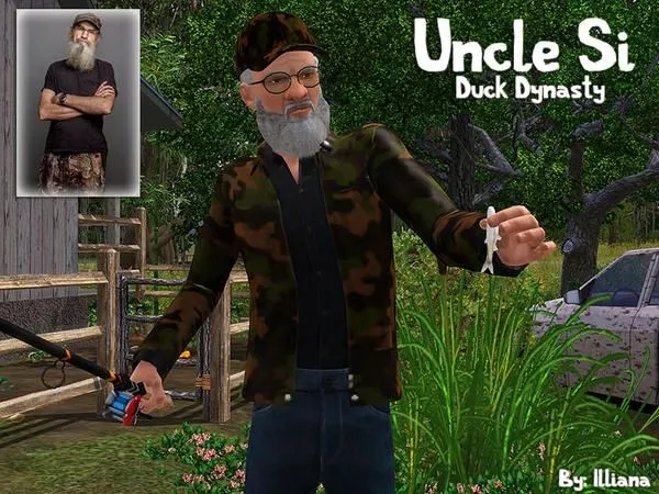 Uncle Si Duck Dynasty - The Sims 3 Custom Content