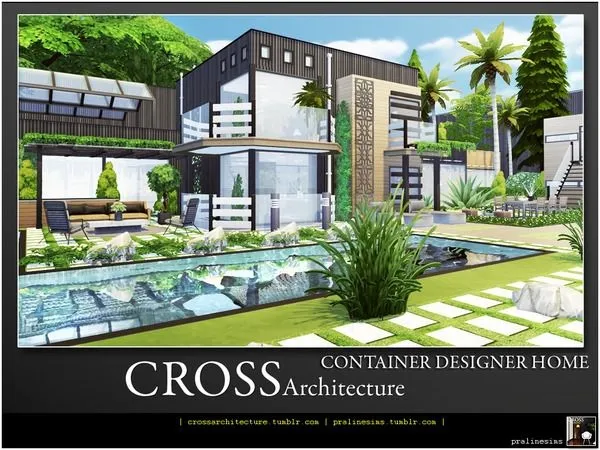 Maxis Match Container Designer Home - The Sims 4 Custom Content