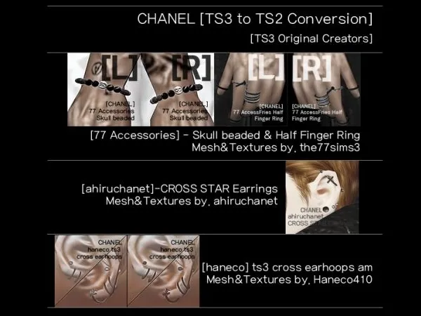 Male Collection by Chanel - The Sims 2 Custom Content