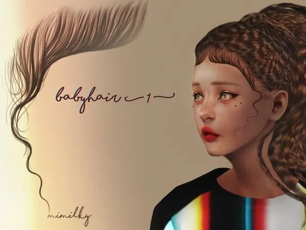 Babyhair N1 - The Sims 3 Custom Content