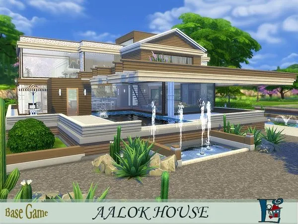 Maxis Match Aalok House - The Sims 4 Custom Content