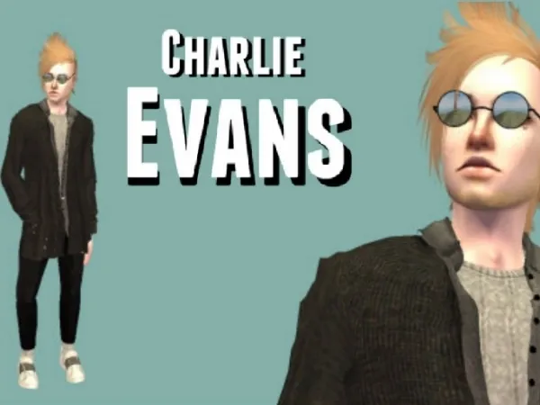 Charlie Evans Sims 2 - The Sims 2 Custom Content