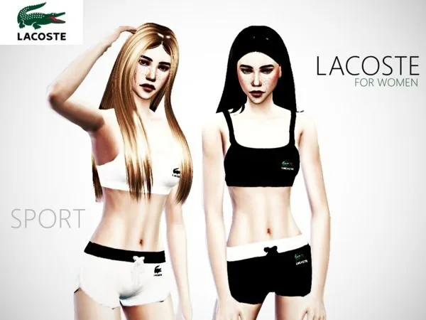 Lacoste Sport Outfits - The Sims 4 Custom Content
