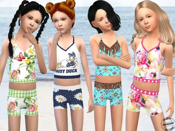 Cute Bikini Set - The Sims 4 Custom Content