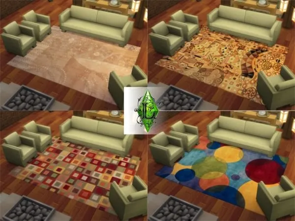 Summer Rugs - The Sims 4 Custom Content