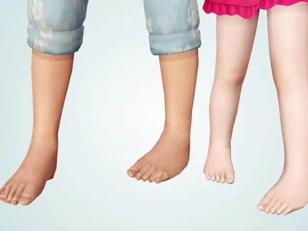 Feet Slider Child Tooddler - The Sims 3 Custom Content