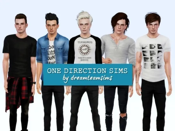 [SIMS 3] ONE DIRECTION SIMS - The Sims 3 Custom Content