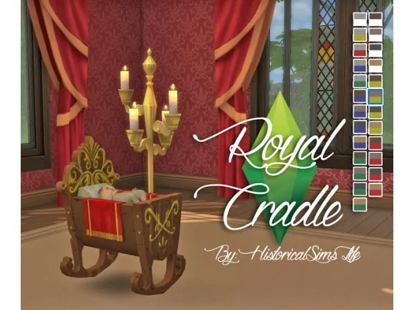 Royal Cradle Conversion from The Sims Medieval