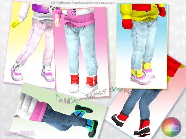 Toddler Fancy Boots - The Sims 3 Custom Content