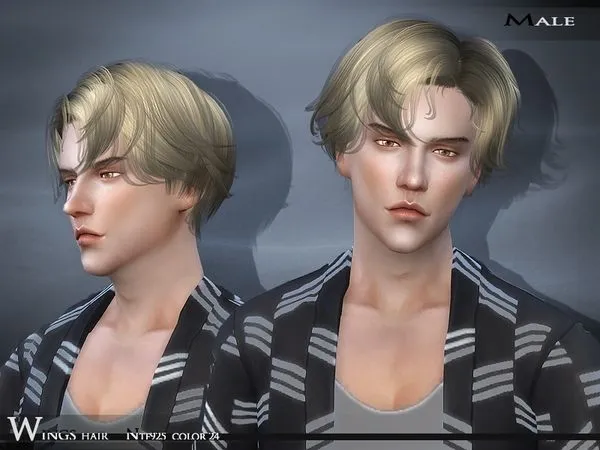 Alpha Wings Hair NTF925 F M - The Sims 4 Custom Content