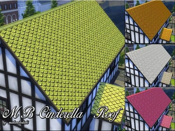 MB Cinderella Roof - The Sims 4 Custom Content