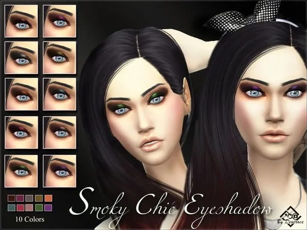 Smoky Chic Eyeshadow - The Sims 4 Custom Content