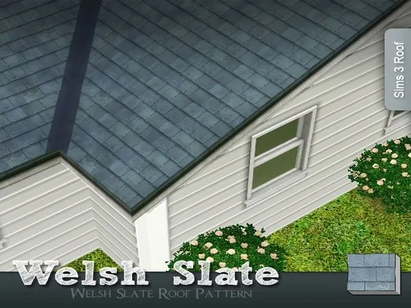 Welsh Slate Roofing - The Sims 3 Custom Content