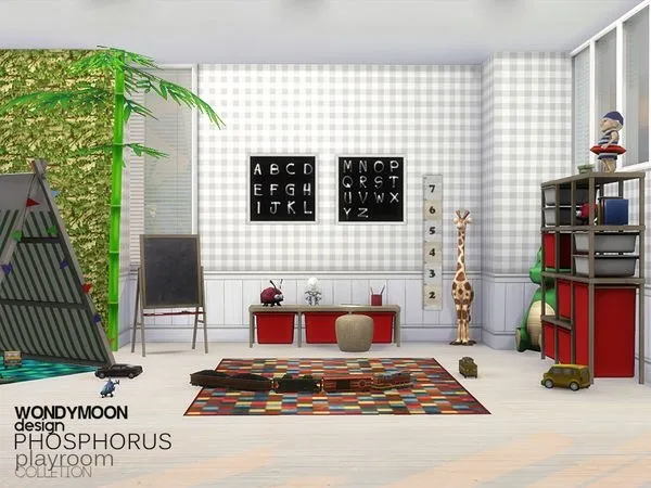 Phosphorus Playroom - The Sims 4 Custom Content
