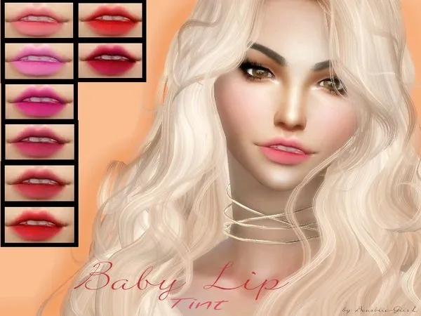 Baby Lip Tint with Teeth - The Sims 4 Custom Content