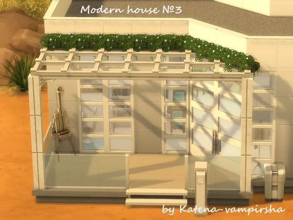 Maxis Match Modern house 3 - The Sims 4 Custom Content