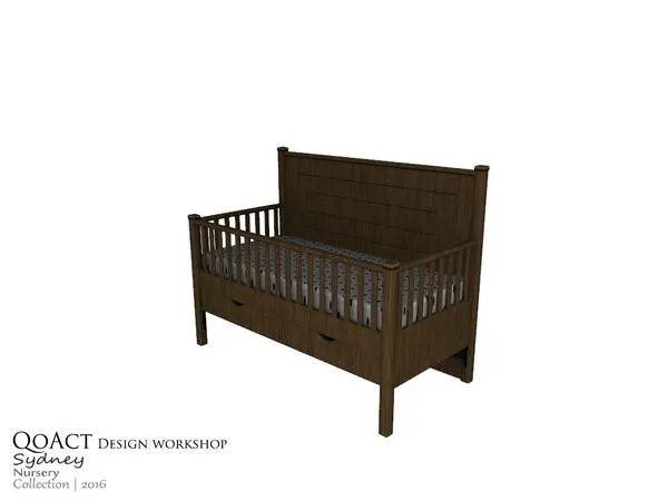 Sydney Baby Crib - The Sims 4 Custom Content