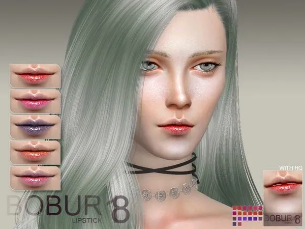 Bobur Lipstick 18 - The Sims 4 Custom Content