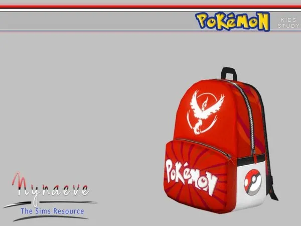 Pokemon Backpack - The Sims 4 Custom Content