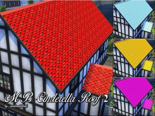 MB Cinderella Roof2 - The Sims 4 Custom Content