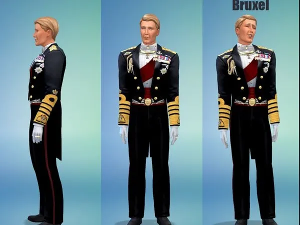 King Formal Tuxedo bruxel - The Sims 4 Custom Content