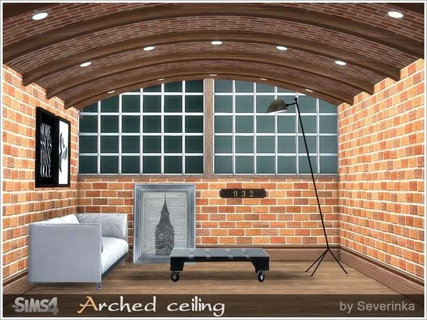 Arched ceiling - The Sims 4 Custom Content