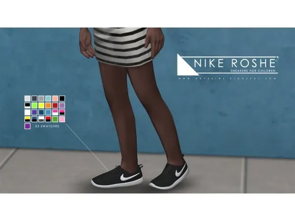 Maxis Match Child Nike Roshe2 Shoes - The Sims 4 Custom Content