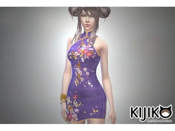 Cheongsam Dress - The Sims 4 Custom Content