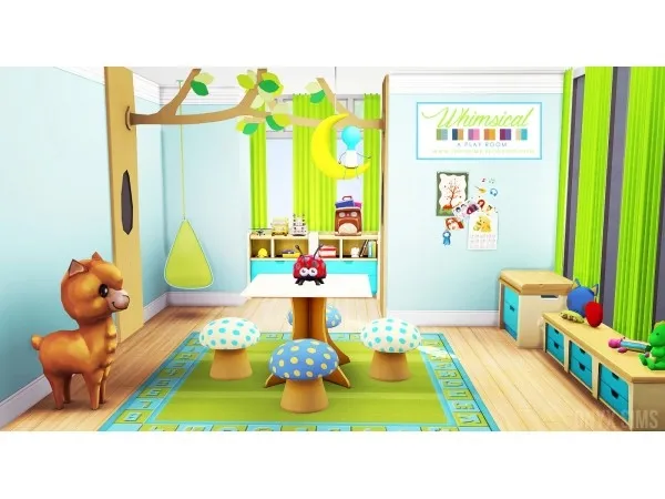 Whimsical Playroom - The Sims 4 Custom Content