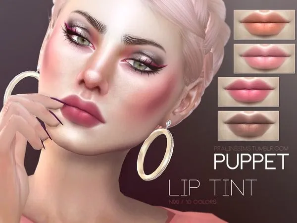 Puppet Lip Tint N99 - The Sims 4 Custom Content