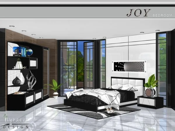 Joy Bedroom by thesimsresource - The Sims 4 Custom Content