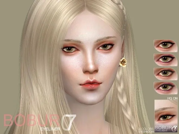 Bobur Eyeliner 07 - The Sims 4 Custom Content