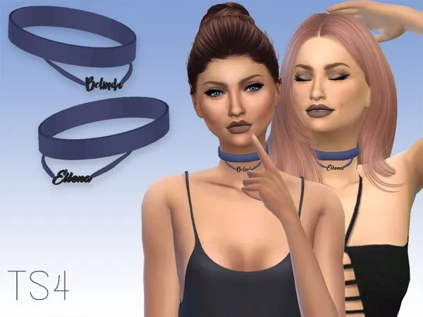 GrafitySims Chokers - The Sims 4 Custom Content