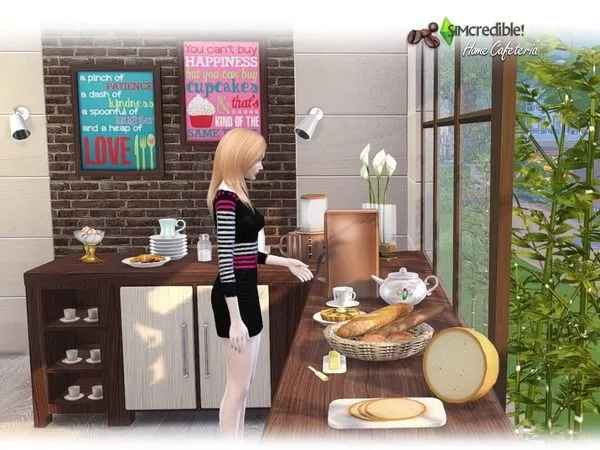 Home Cafeteria Goodies by thesimsresource - The Sims 4 Custom Content