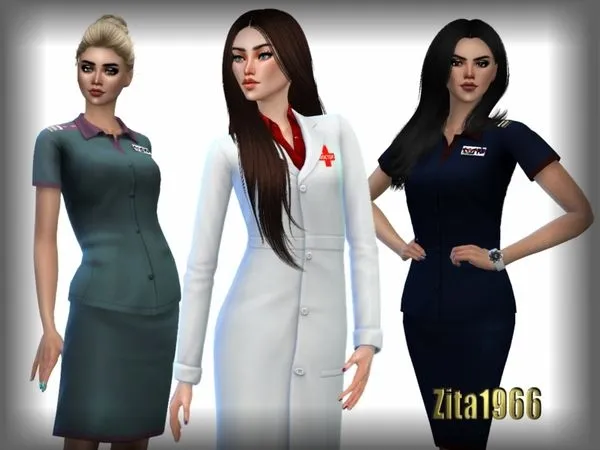 NURSE AND DOCTOR Get to Work - The Sims 4 Custom Content