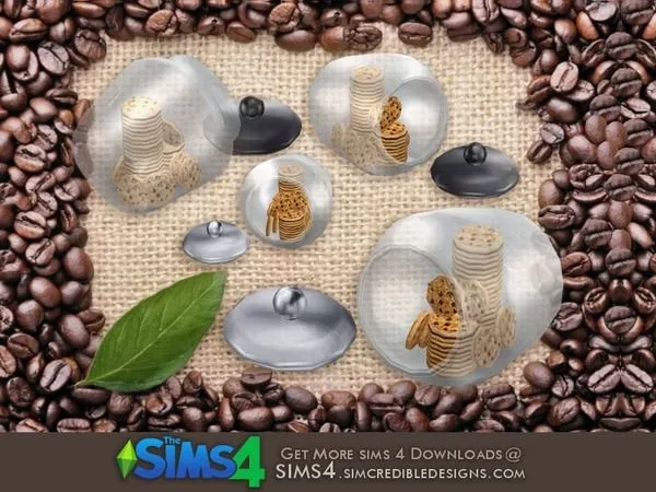Cafeteria goodies cookie jar by thesimsresource - The Sims 4 Custom Content