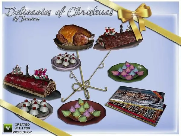 delicacies of christmas (Just - The Sims 3 Custom Content