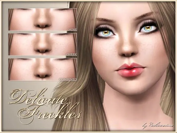 Delicate Freckles - The Sims 3 Custom Content