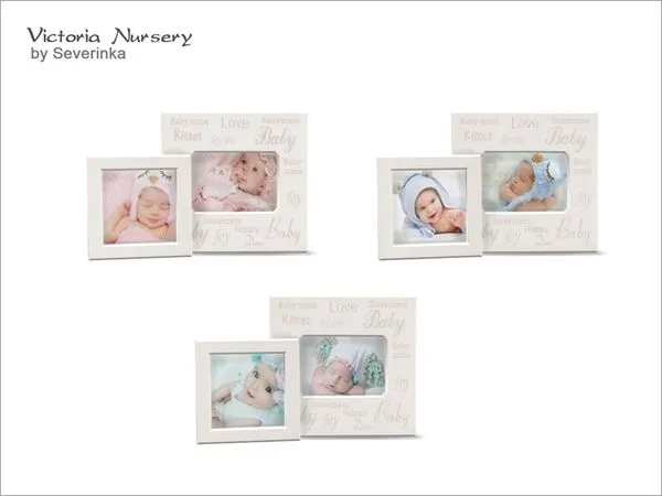 [VictoriaNursery] Baby photoframe - The Sims 4 Custom Content