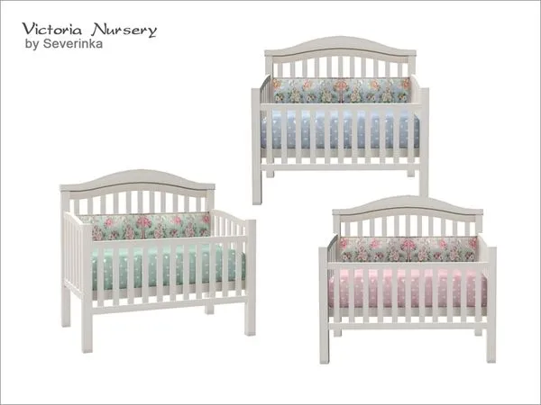 [VictoriaNursery] Baby Crib - The Sims 4 Custom Content