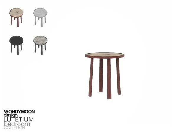 Lutetium Bedside Table II - The Sims 4 Custom Content
