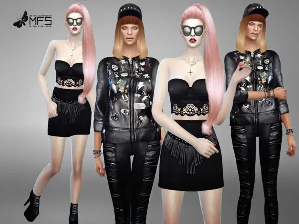 Alpha MFS Rock Your Body Collection - The Sims 4 Custom Content