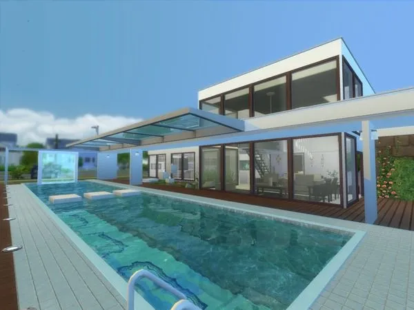 Maxis Match Modern Dream House - The Sims 4 Custom Content