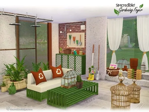 Gardening Foyer - The Sims 4 Custom Content