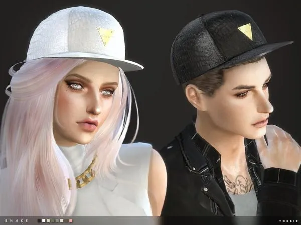 toksik Snake Snapback - The Sims 4 Custom Content