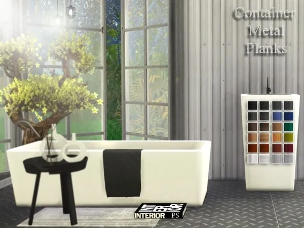 Container Metal Planks by thesimsresource - The Sims 4 Custom Content