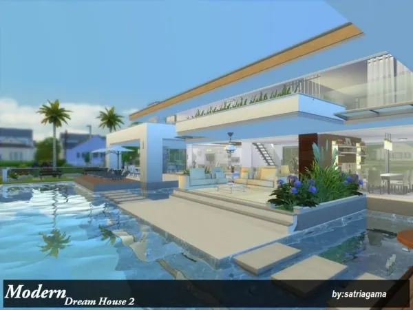 Maxis Match Modern Dream House 2 - The Sims 4 Custom Content