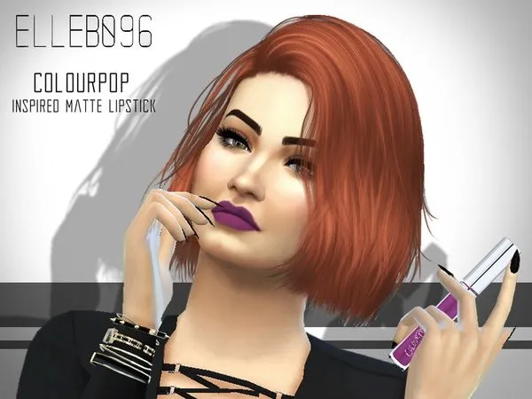 ColourPop Inspired Matte - The Sims 4 Custom Content