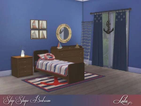 Ship Shape Boys Room - The Sims 4 Custom Content